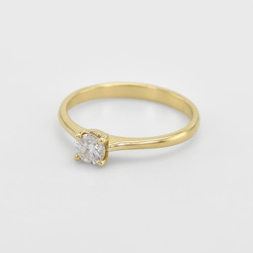 Verlobungsring mit Herz und Diamant Lenal