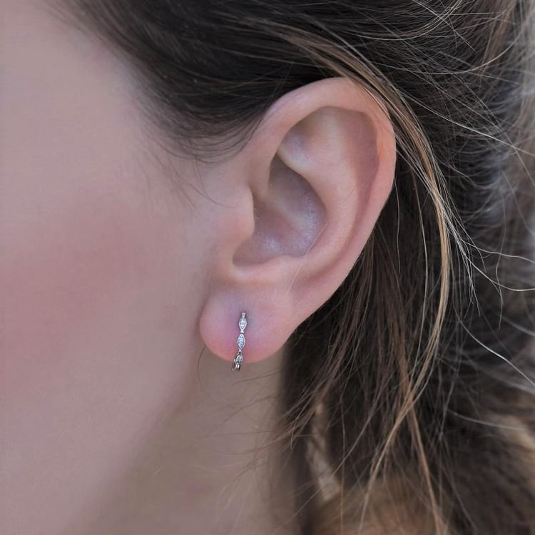 Creolen mit Diamanten Wontisa 106180