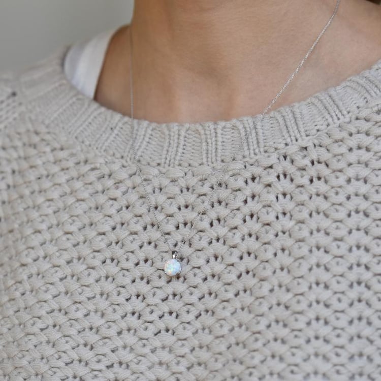 Halskette mit Opal 27085