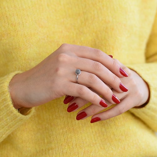 Goldring mit Rohdiamant Gianni