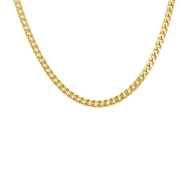 Silberne Panzerkette 50 cm