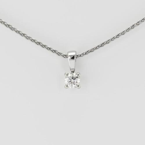 Anhänger aus Platin mit Diamant Semtte