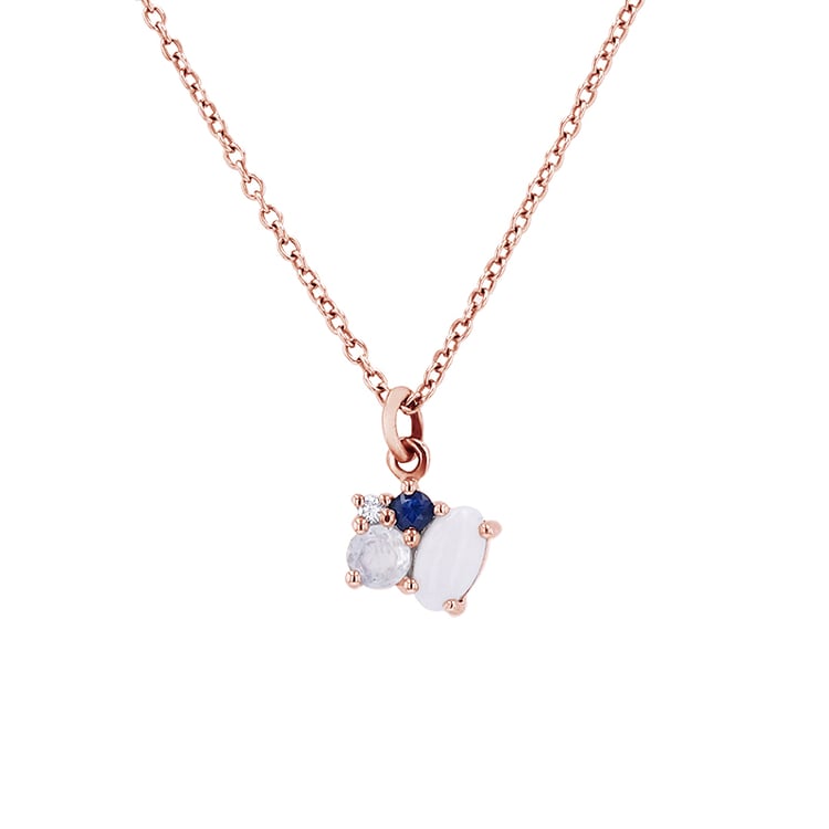 Einzigartige Cluster-Anhänger aus Gold Cosette 78352