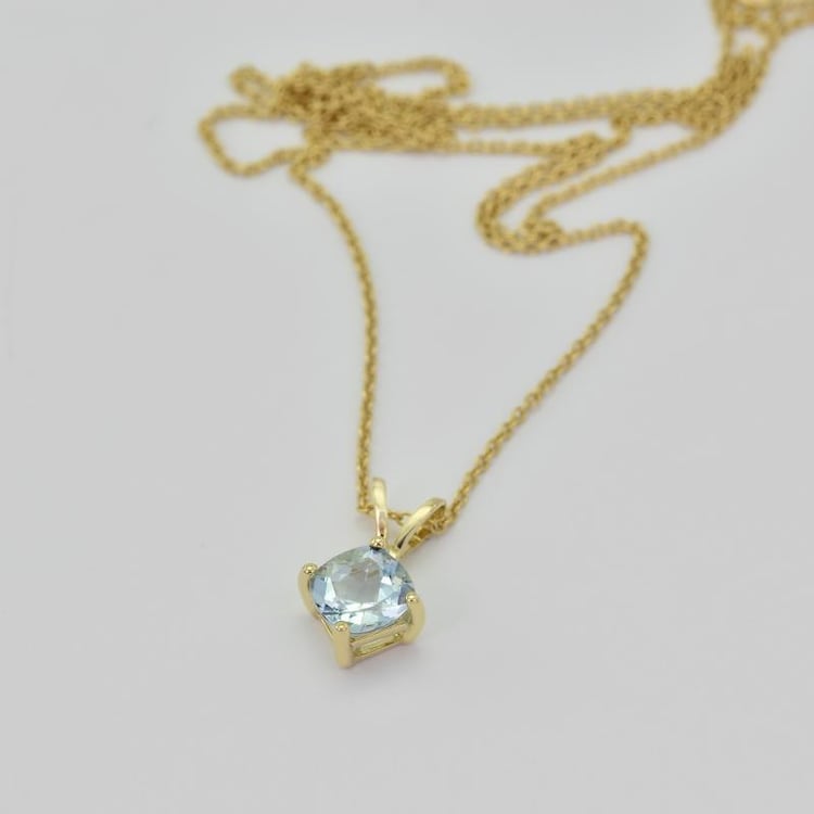 Goldanhänger mit Aquamarin Rafyna 28332