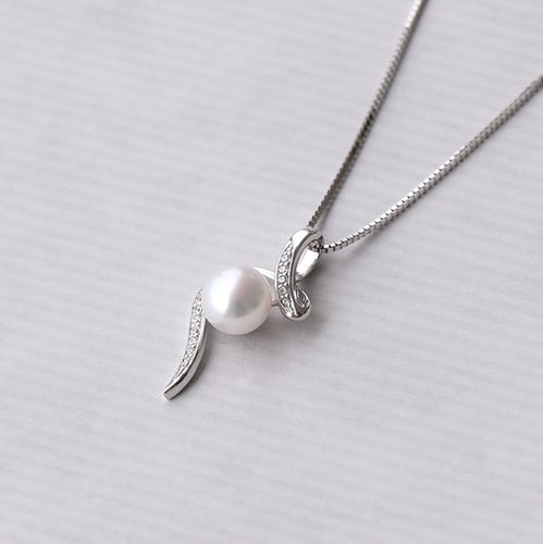 Schmuckset mit Perle und Diamanten Menmoli