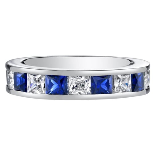 Silberner Memoryring mit Zirkonia Vuolo