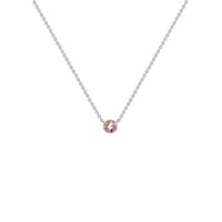 Minimalistische Kette mit einem Morganit Glosie