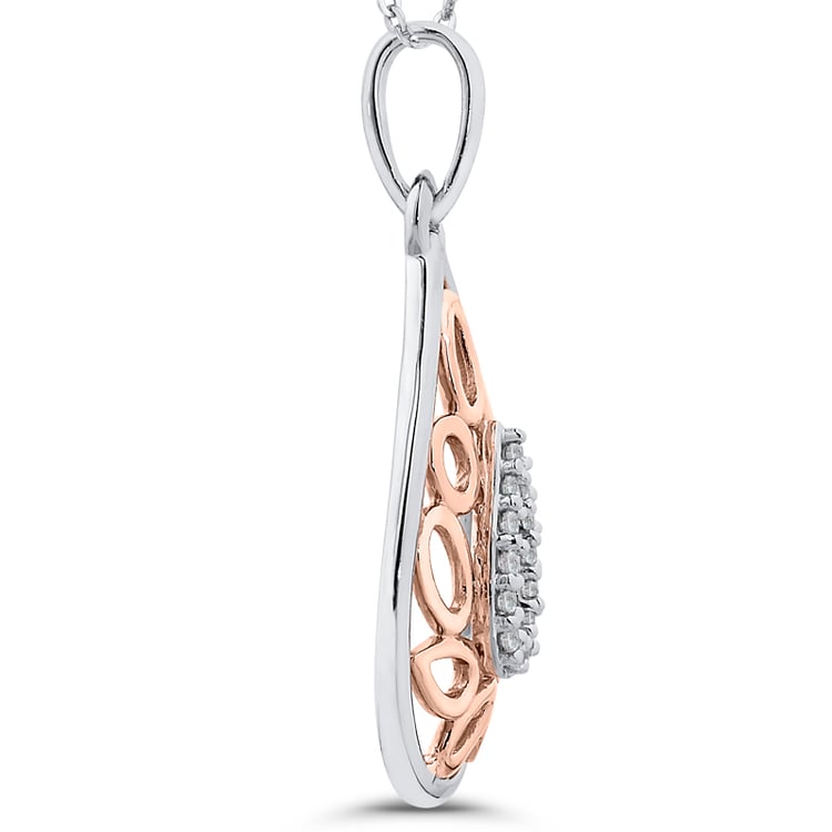 Goldener Anhänger mit Diamanten 50784