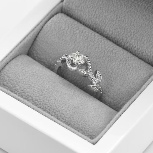 Vintage-Verlobungsring mit Diamanten Vindo