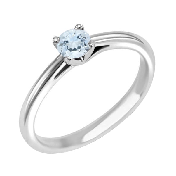 Verlobungsring aus Weissgold