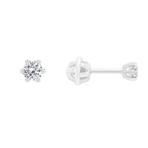 Strahlende Ohrrstecker mit 0.20ct Diamanten Docala