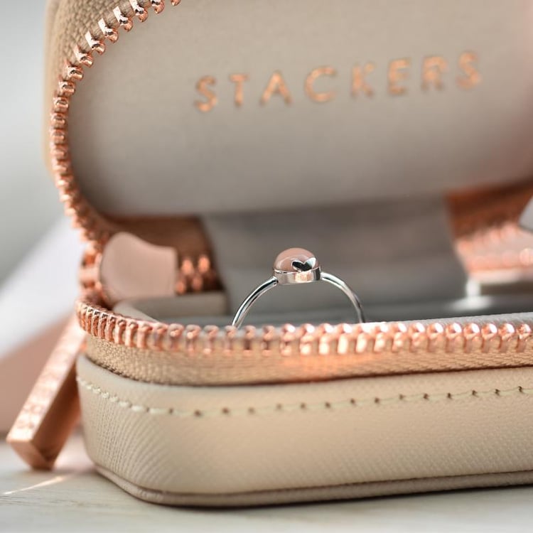 Goldring mit Cabochon-Koralle Yana 40585