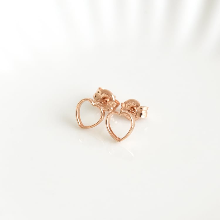 Zarte Ohrringe in Herzform Cahyo 84718