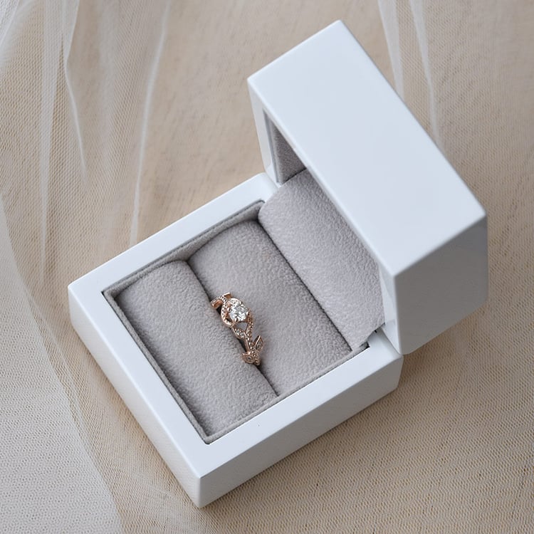 Vintage Verlobungsring mit Lab Grown Diamanten Vindo 75532