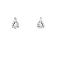 Ohrringe aus Platin mit 0.22ct Diamanten Fox