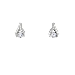 Ohrringe aus Platin mit 0.22ct Diamanten Fox