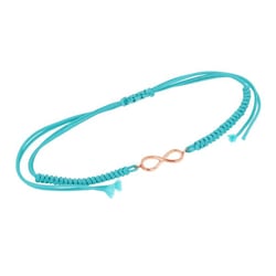 Armband mit einem silbernen Anhänger Infinity