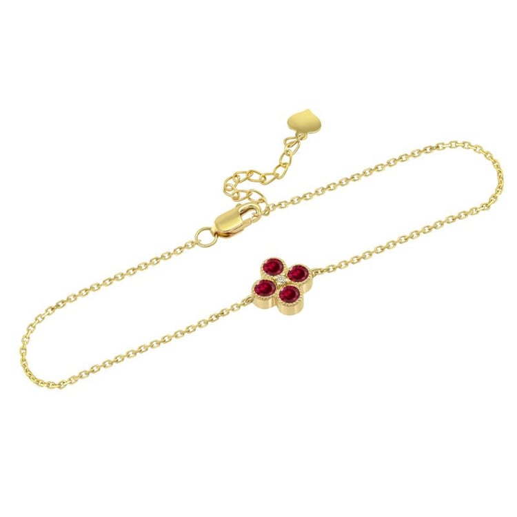 Rubinarmband mit Diamanten Reith