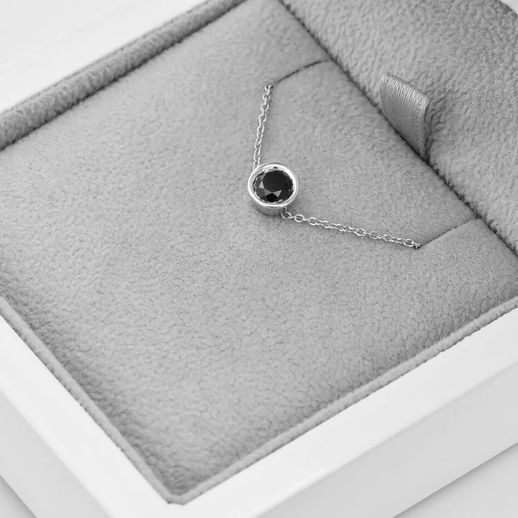 Armband aus Platin mit schwarzem Diamant Arleth 71531