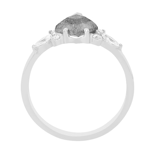 Ring mit Salt and Pepper Diamant Isabela