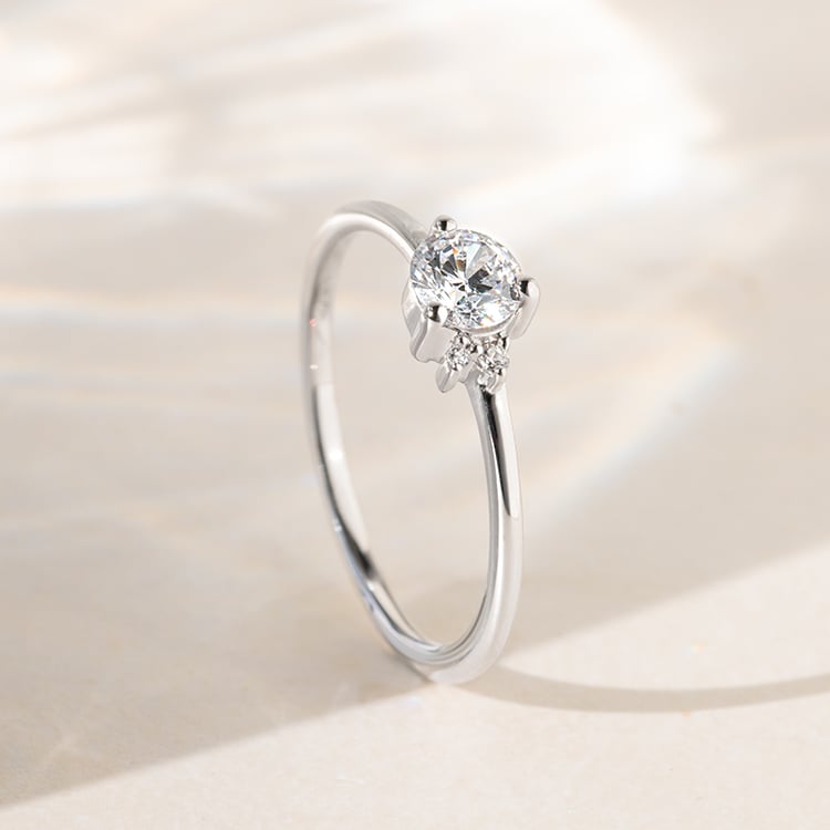 Cluster Ring mit Diamanten Marine 140642