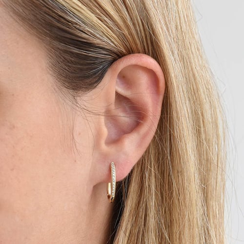 Elegante Ohrringe mit Diamanten Ayaz