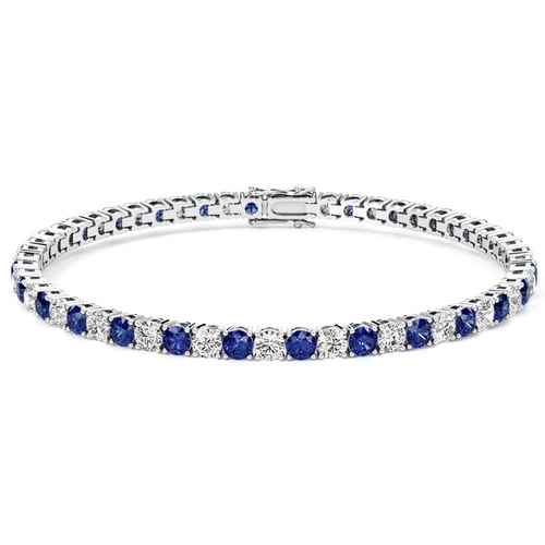 Tennisarmband mit Lab Grown Saphiren und Diamanten Vekic