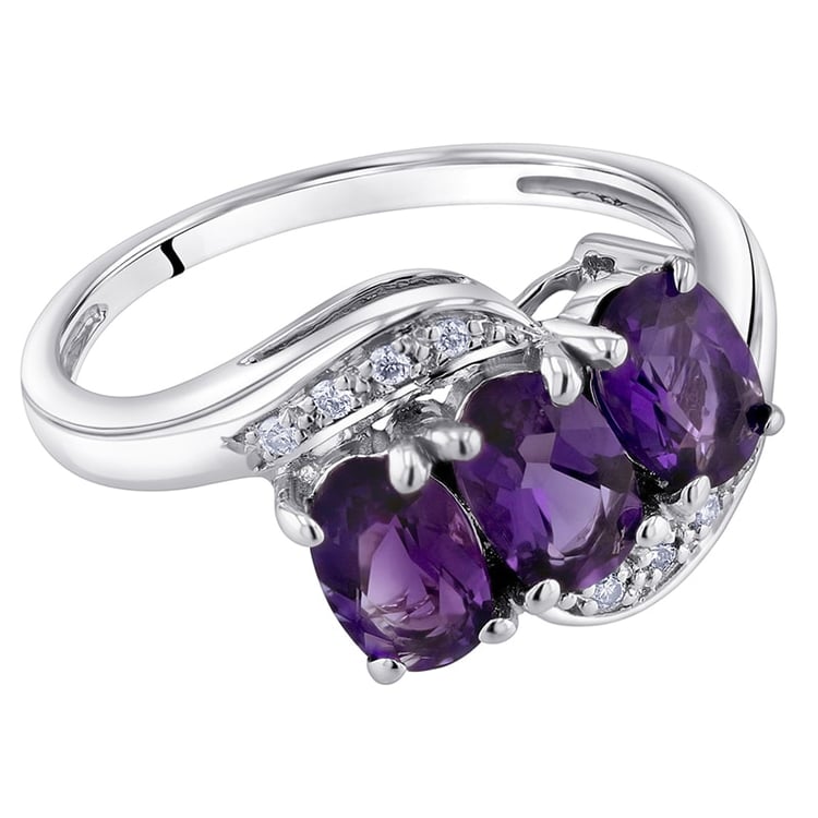 Ring mit Amethysten 32628