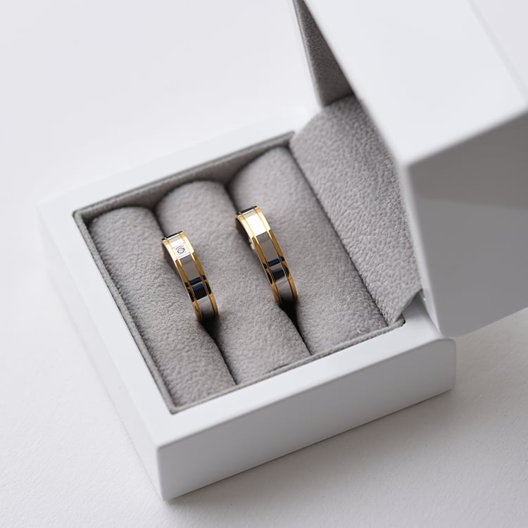 Eheringe mit Diamanten 63656