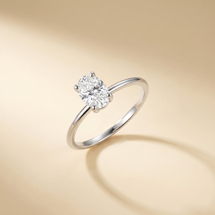 Verlobungsring mit Buchstaben und Diamanten Frost 167475