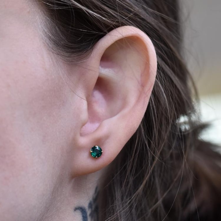 Ohrringe mit Smaragden 55422