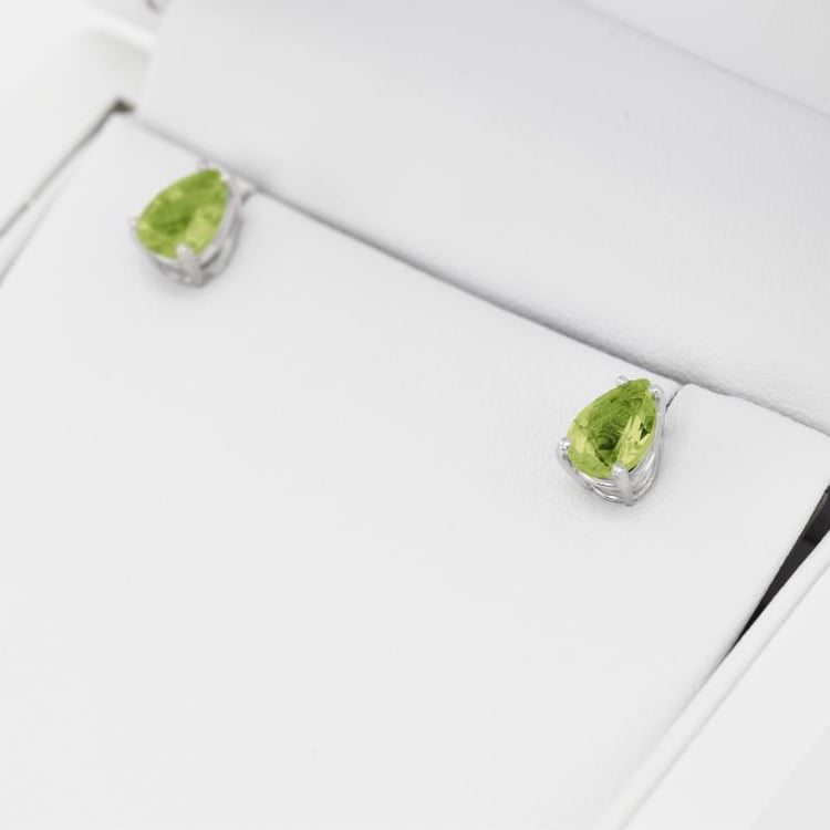 Olivintränen in goldenen Ohrringen Reata 16138