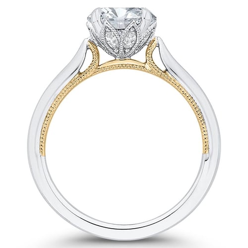 Verlobungsring mit seitlichen Diamanten Libby
