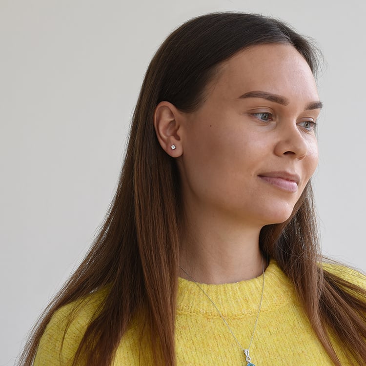 Ohrringe mit 1ct Lab Grown Diamanten aus Gold Auria 66936