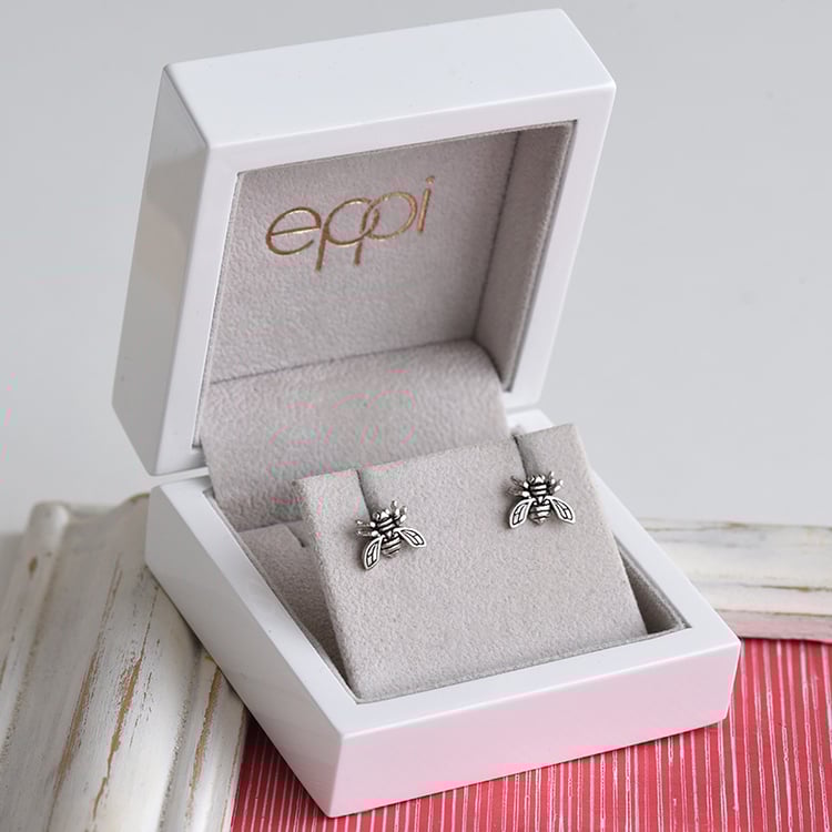 Bienen-Ohrringe aus Silber Buzzy 84459