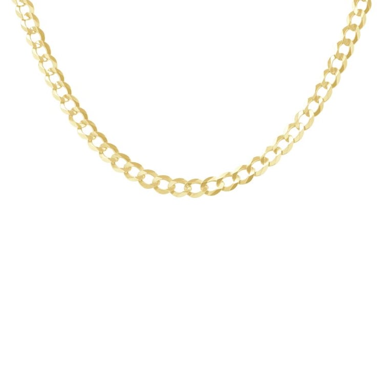 Starke Panzerkette 55 cm aus 585er Gold