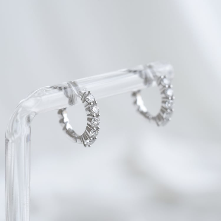 Dezente Ohrringe mit Lab Grown Diamanten Patton 110712