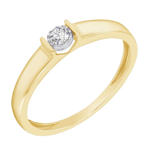 Eleganter Verlobungsring mit einem Lab Grown Diamanten Segunda