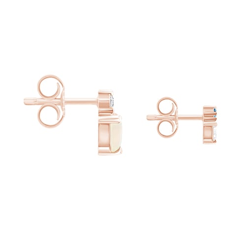 Cluster-Ohrringe mit Opal, Moissanit, Diamant und Topas Roseann