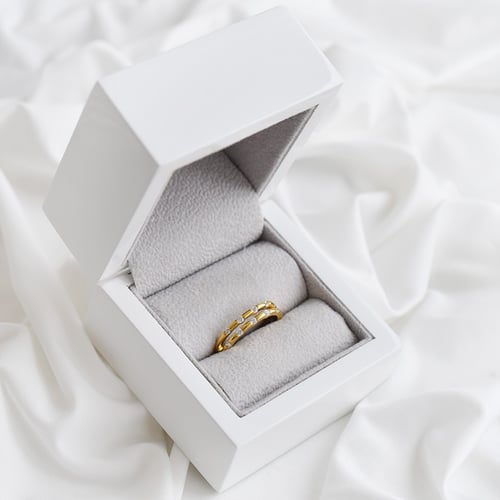 Doppelter Ring mit Lab Grown Diamanten Diklah