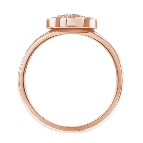 Verlobungsring im Halo-Stil mit Lab Grown Diamanten Fernanda