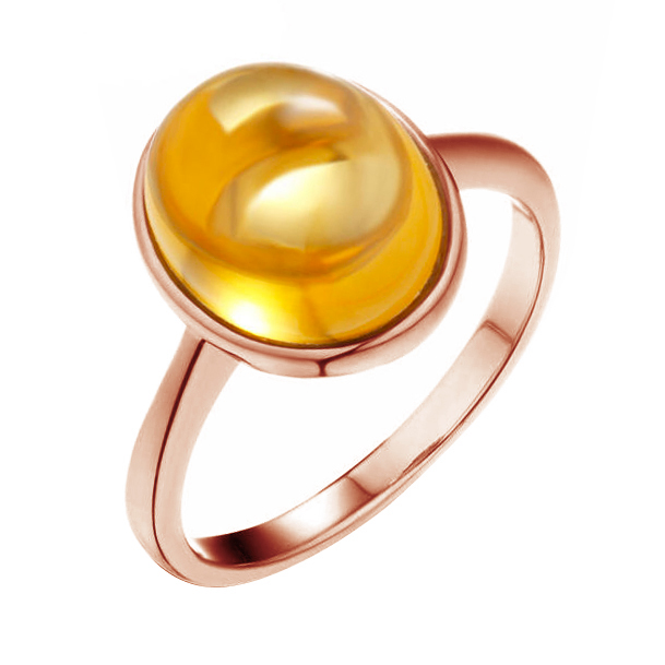 Ring aus Gold mit Citrin 88810