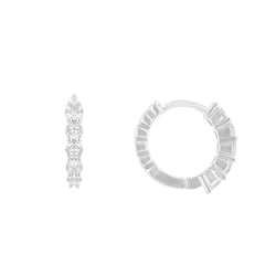 Dezente Ohrringe mit Diamanten Patton