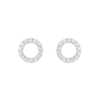 Karma-Ohrringe mit Diamanten Leonas