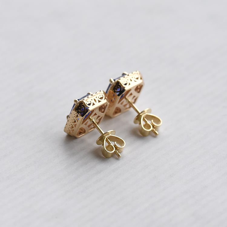 Ohrringe mit Tansanit und Diamanten Lavitra 73477