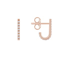 Minimalistische Ohrringe mit Lab Grown Diamanten Passang