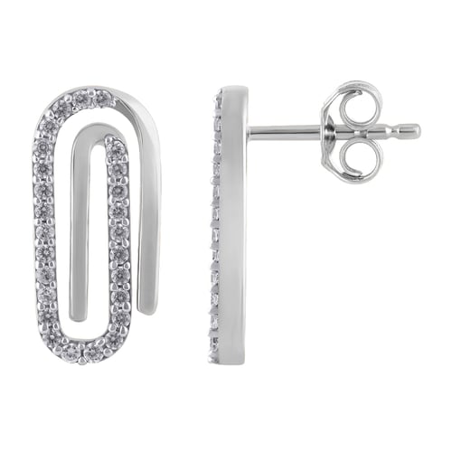 Ohrringe aus Gold mit Diamanten Tilly