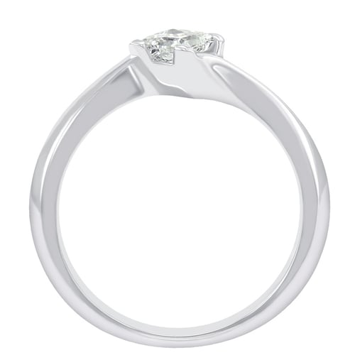 Verlobungsring mit Princess Diamanten Falgu