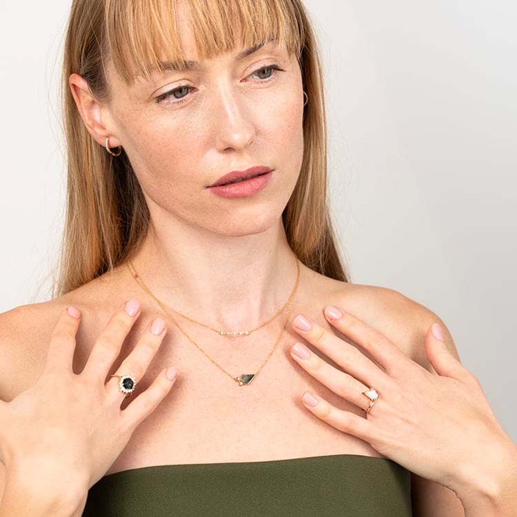 Elegante Ohrringe mit Moissaniten Gomati 147105