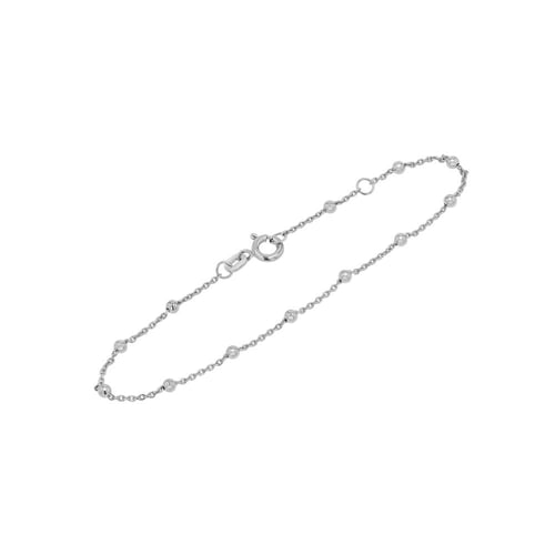 Silbernes Armband mit Kugeln 18 cm